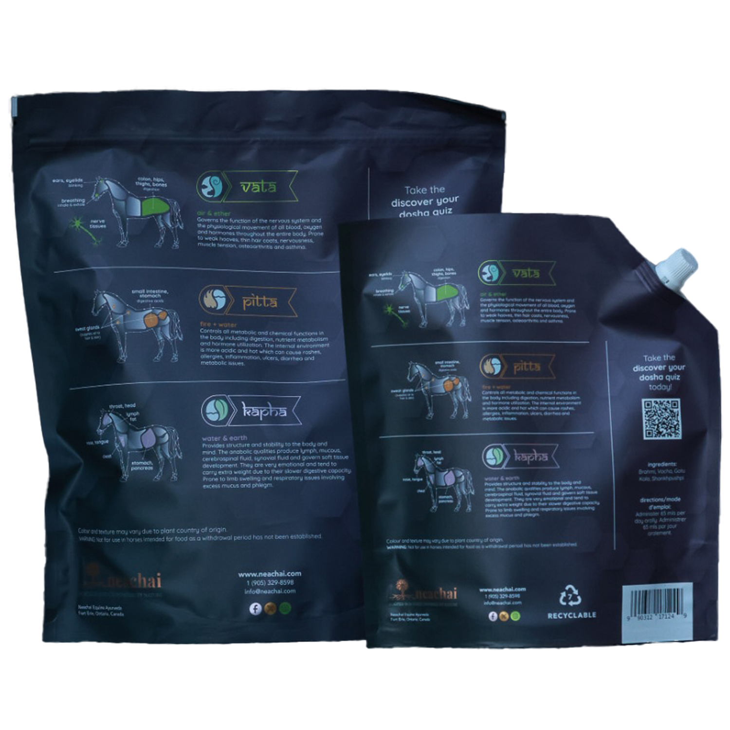 Sympath-R Kapha for Geldings Prevent + Improve Cognitive and Nervous System Function back of package