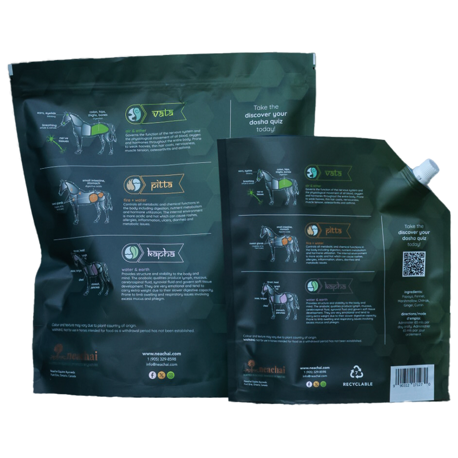 Zen-Zymes Vata Promote + Improve Digestive Function back of package