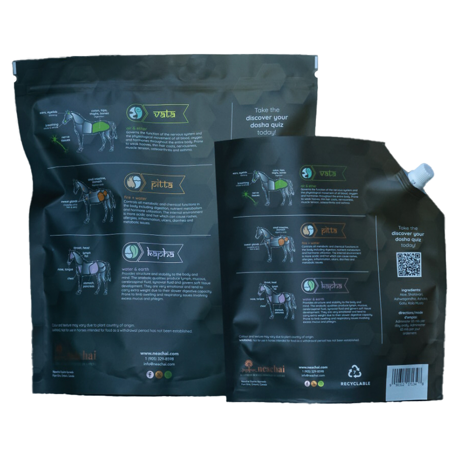Sympath-R Pitta for Mares Prevent + Improve Cognitive and Nervous System Function back of package