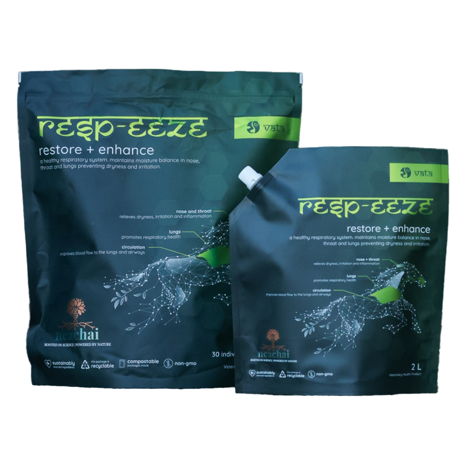 Resp-eeze Vata Restore + Enhance Respiratory Function front of package