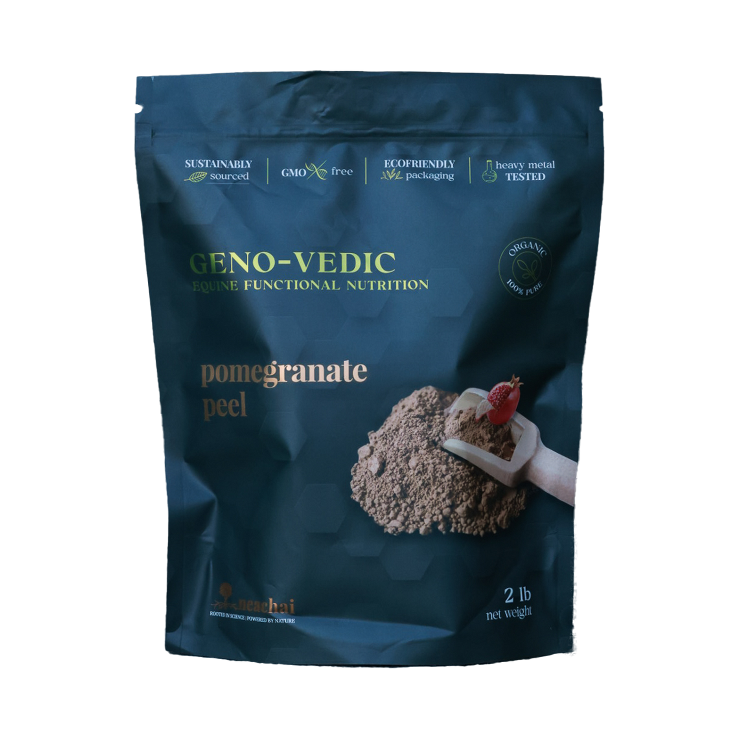 Geno-vedic Pomegranate Peel front of package