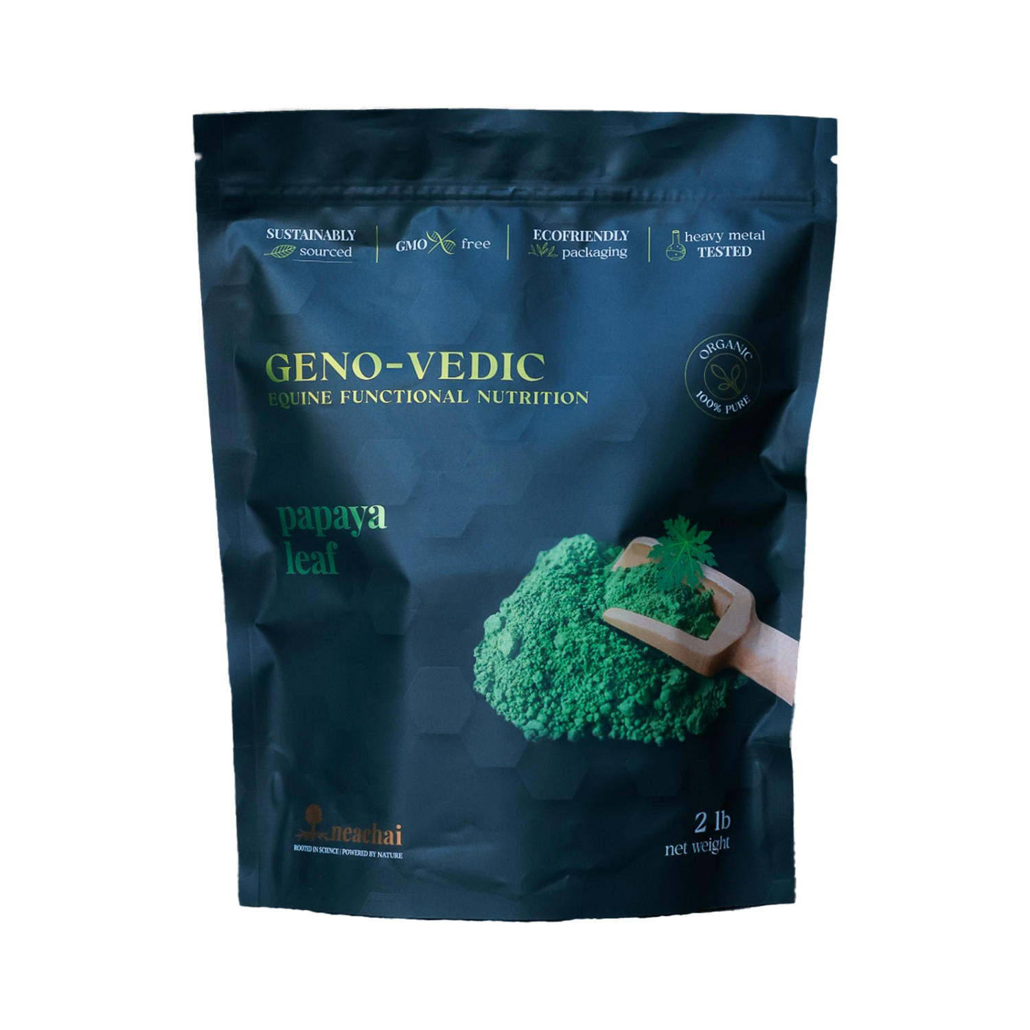 Geno-vedic Papaya Leaf front of package