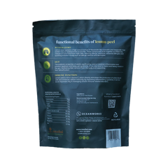 Geno-vedic Lemon Peel back of package